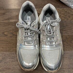 Bling Silver Women's Sneakers size 9
